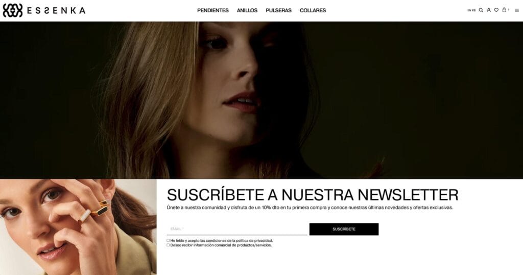 Tienda online de joyería para Essenka, por Mardeasa
